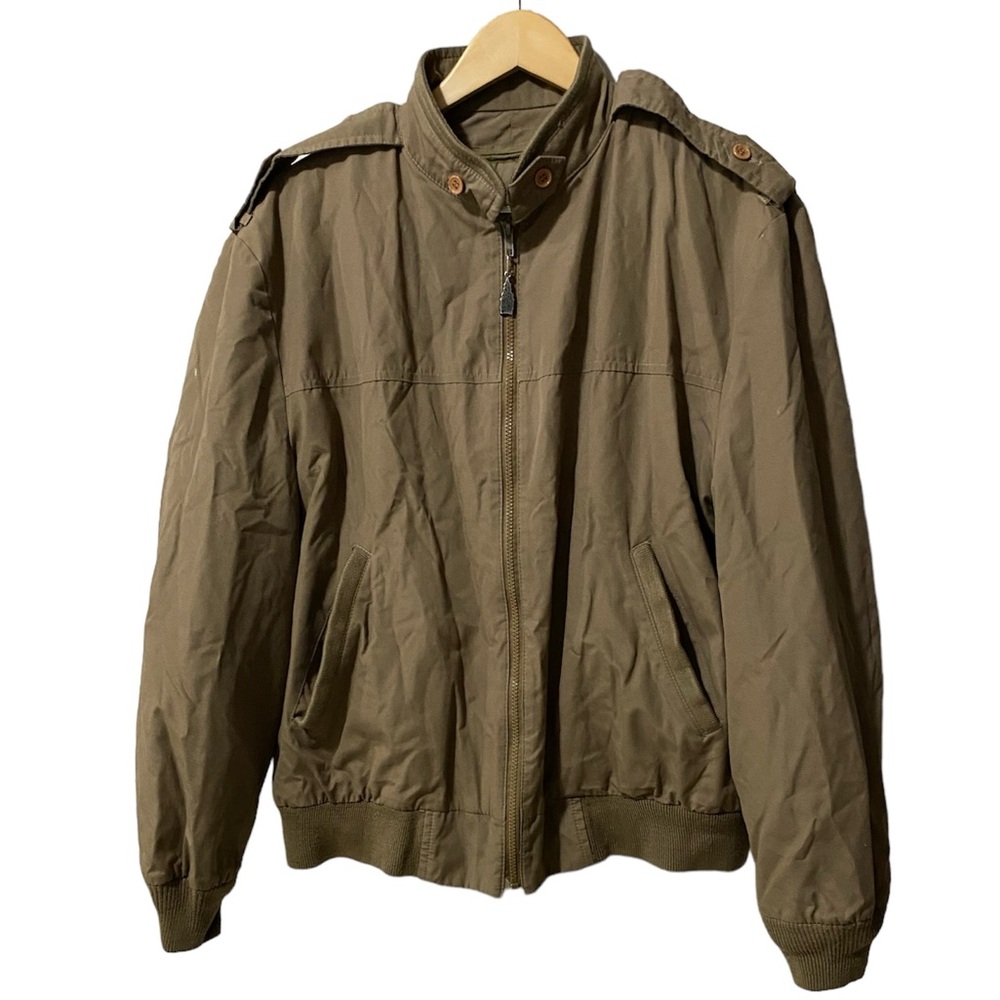 LONDON FOG LIMITED EDITION MEN’S WINTER SPRING BOMBER JACKET ZIP LINER SZ LARGE